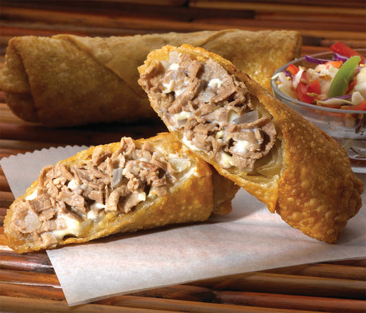 Authentic Philly Cheesesteak Egg Roll